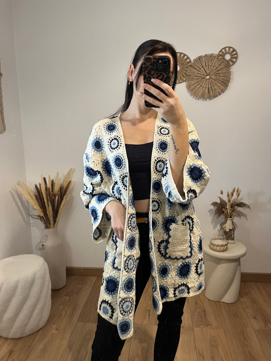 Cardigan bleu