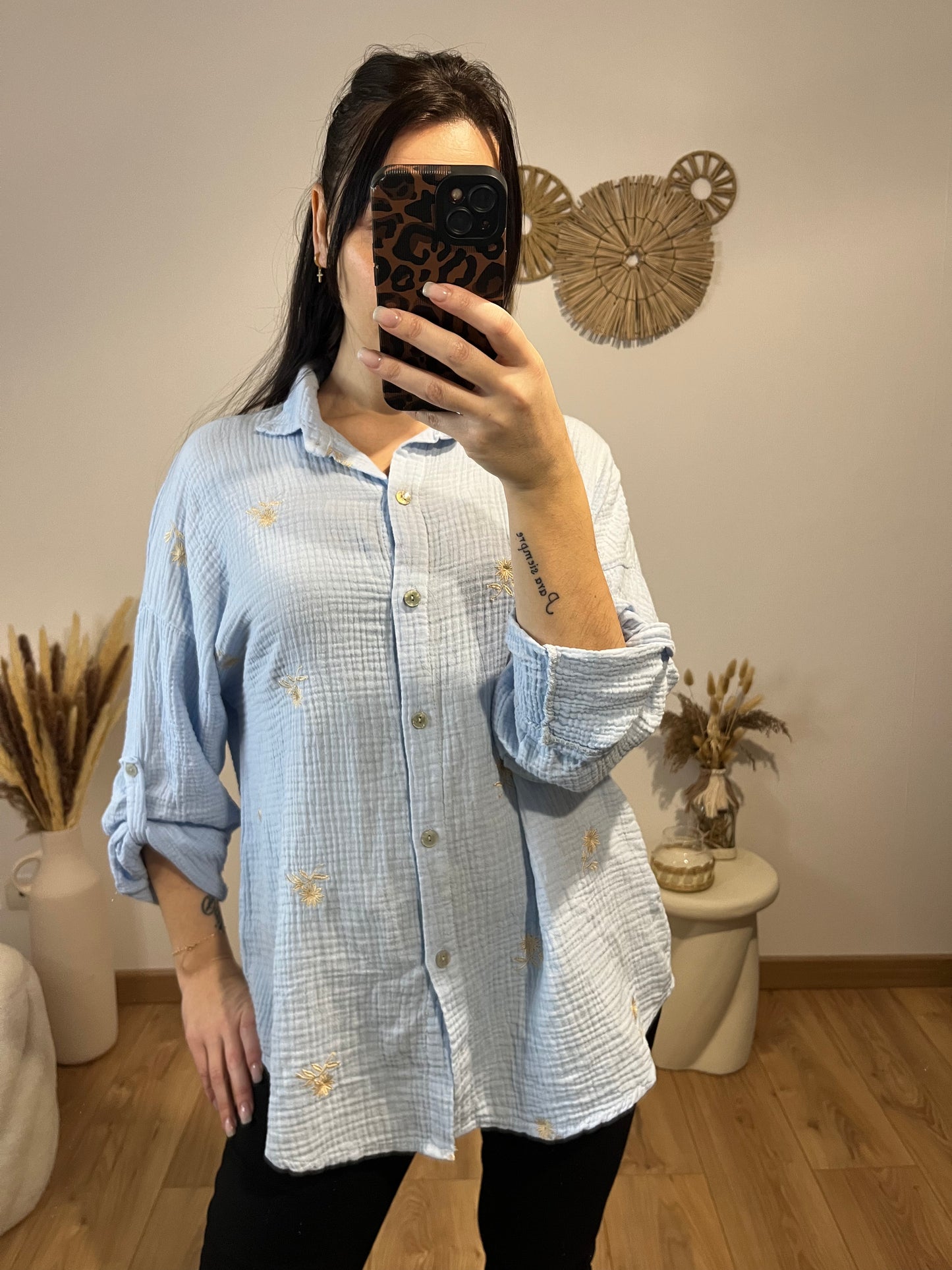 Chemise bleu ciel