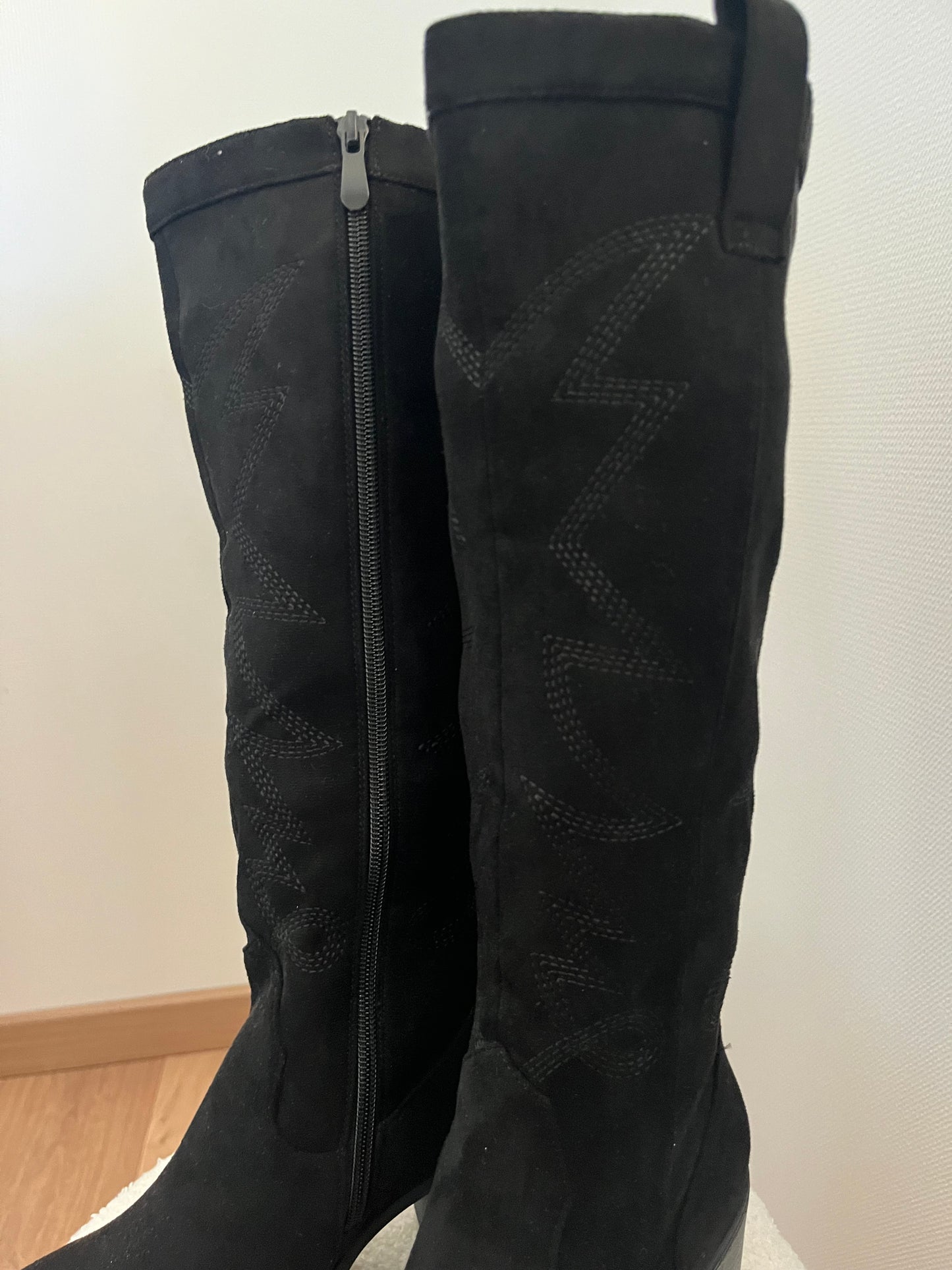 Botte haute noir