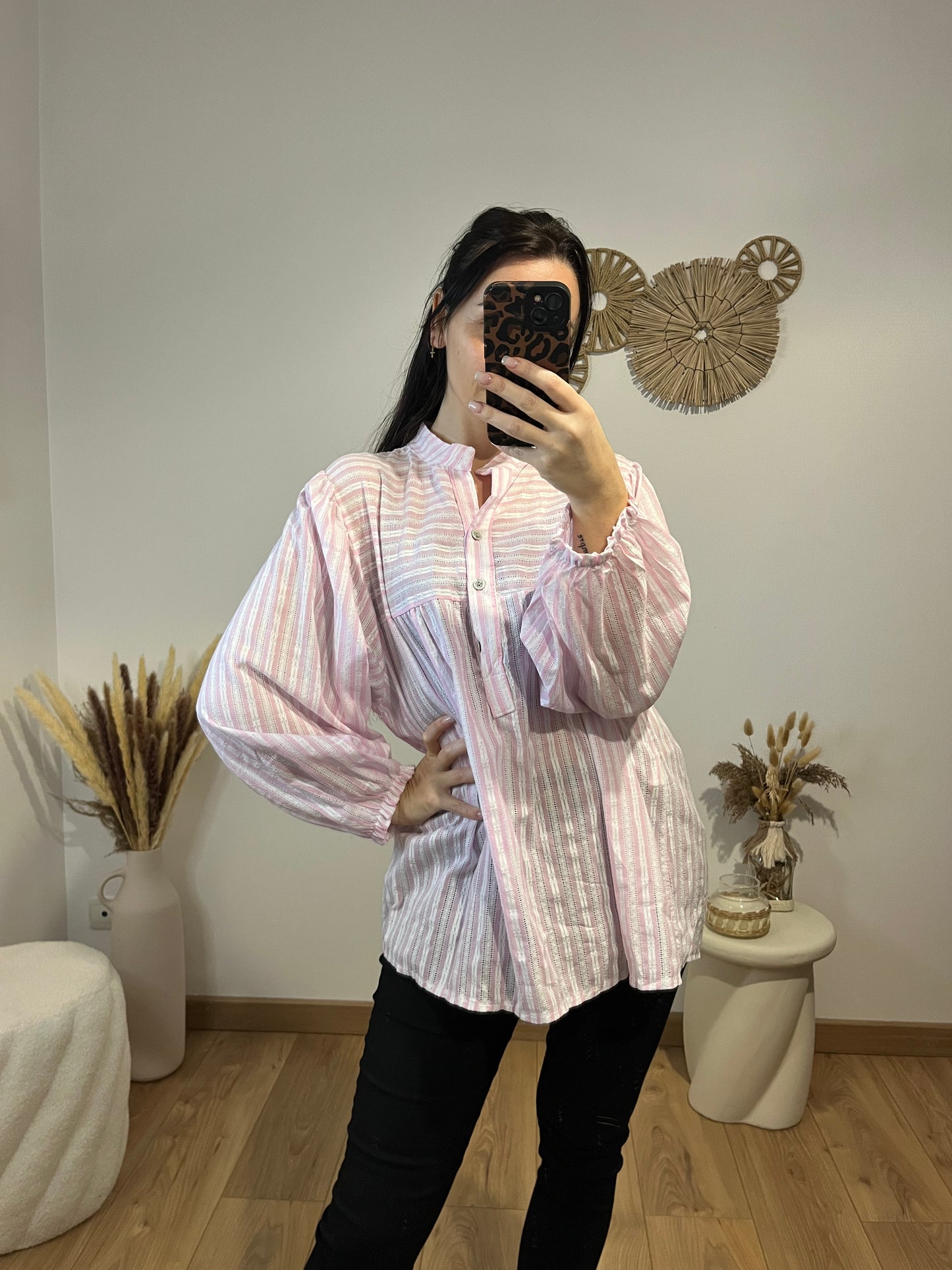 Blouse rose