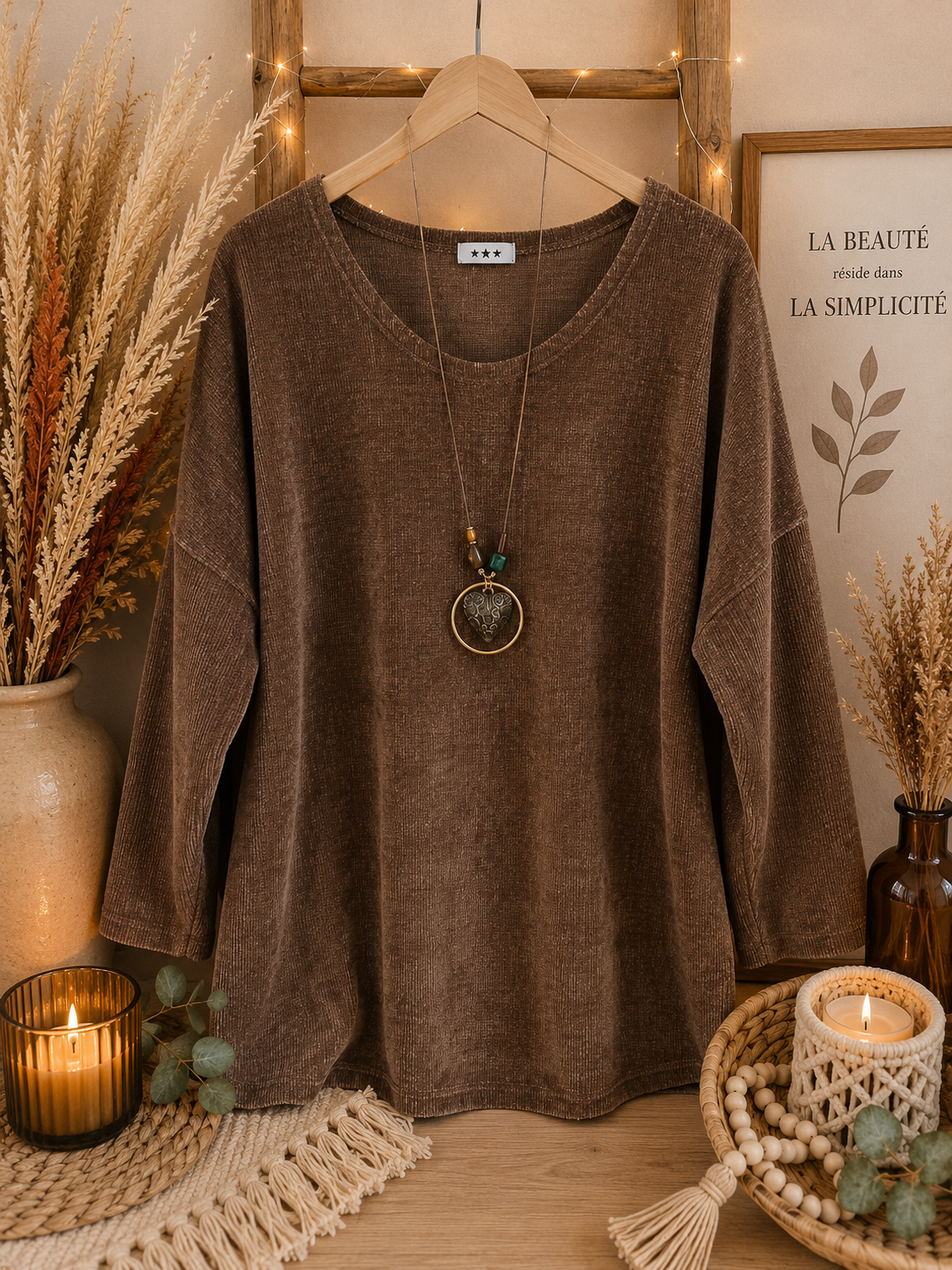Pull marron