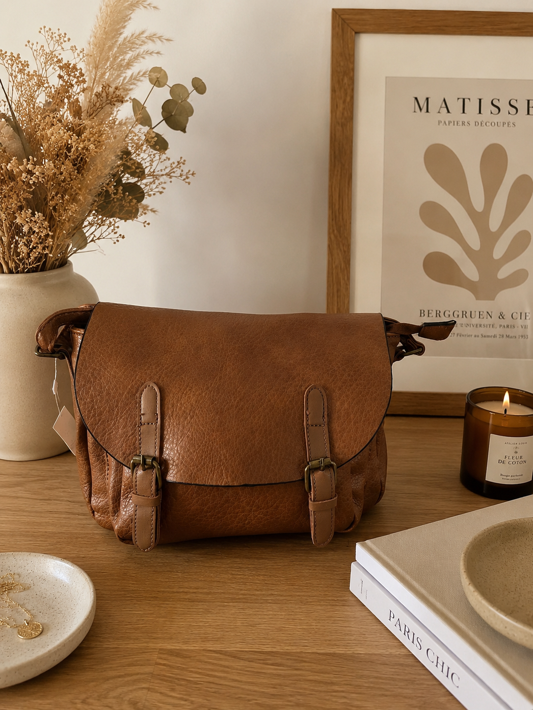 Sac à main marron