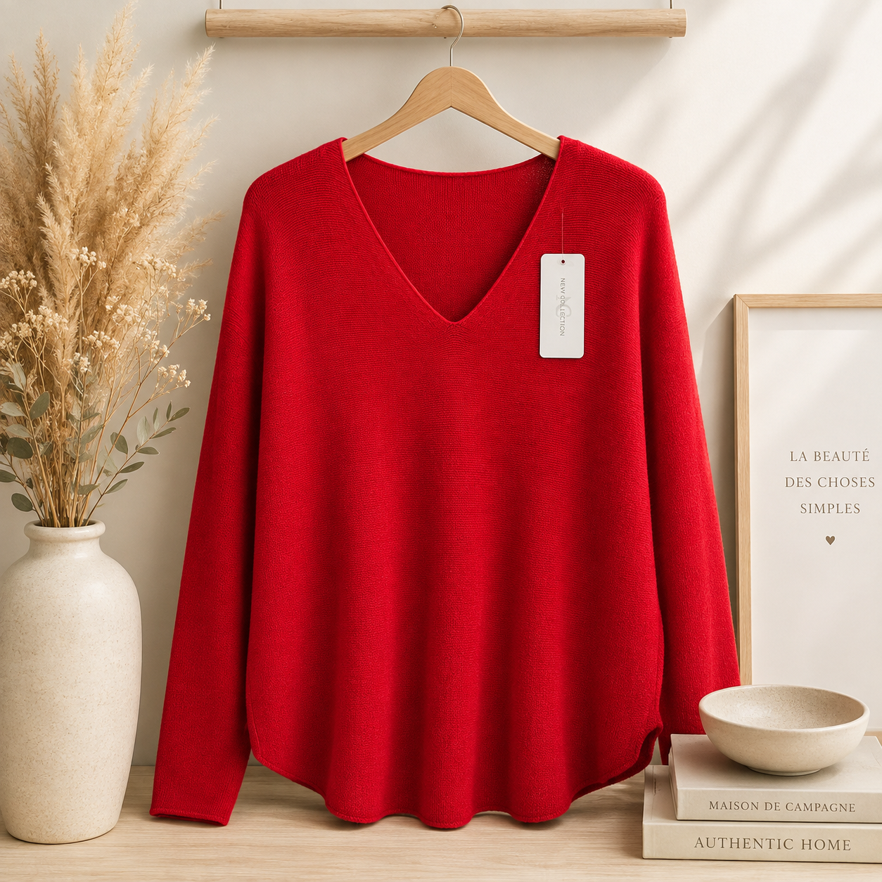 Pull rouge