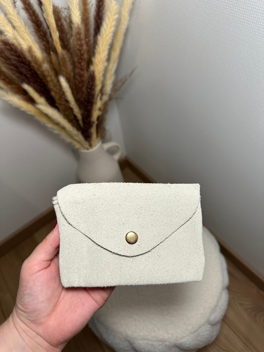 Porte monnaie beige