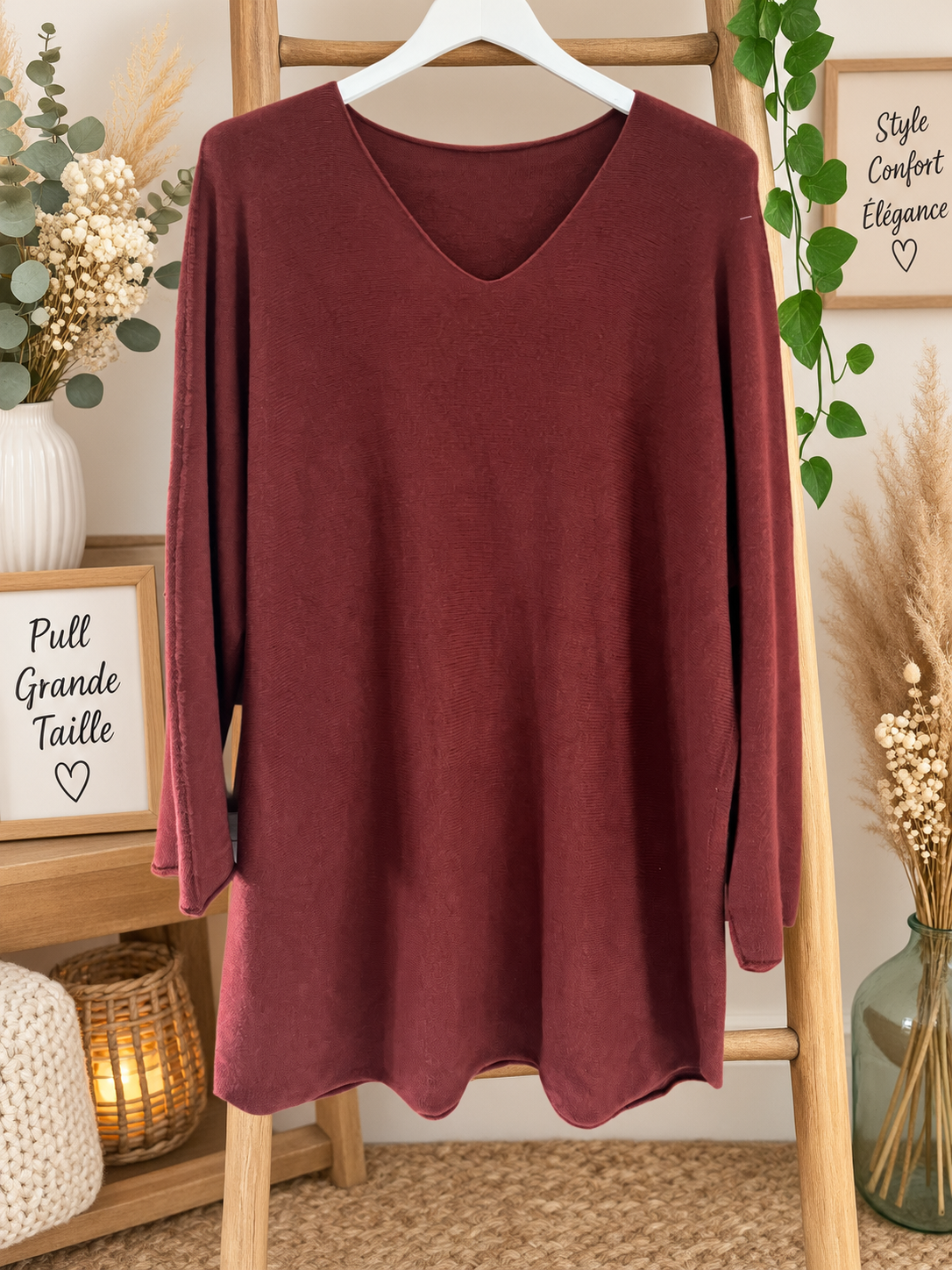 Pull terracotta curvy