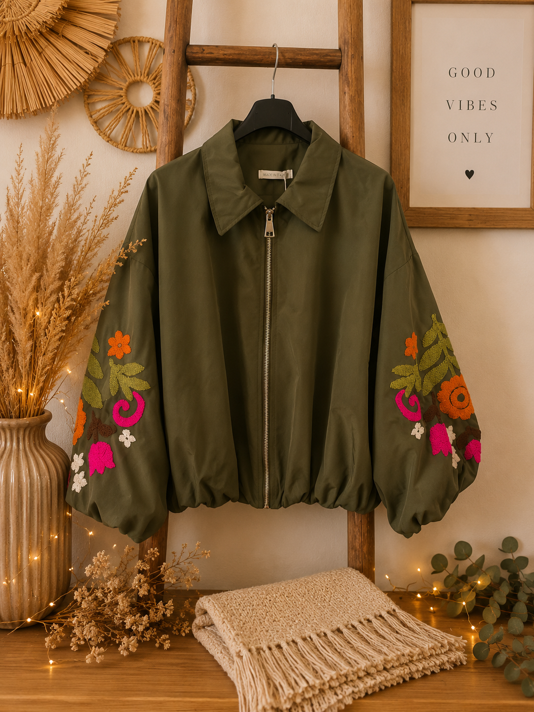 Veste Bombers kaki