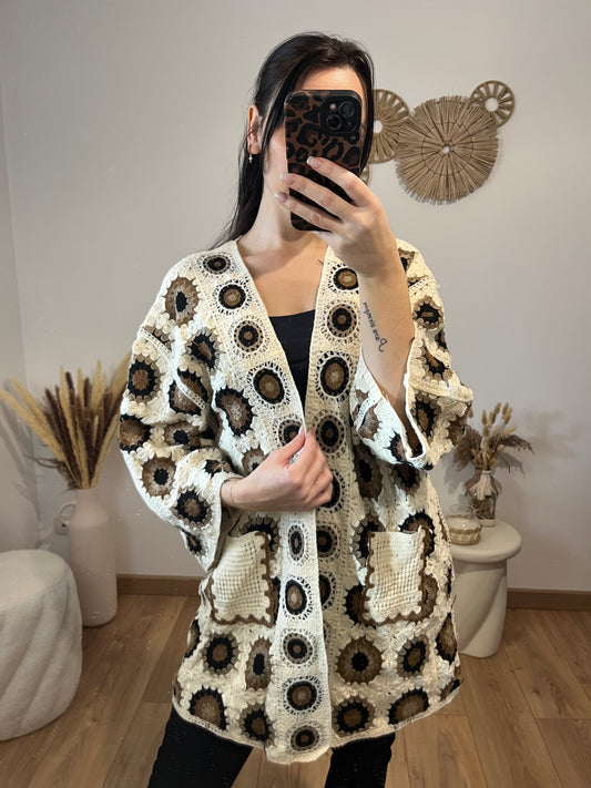 Cardigan marron