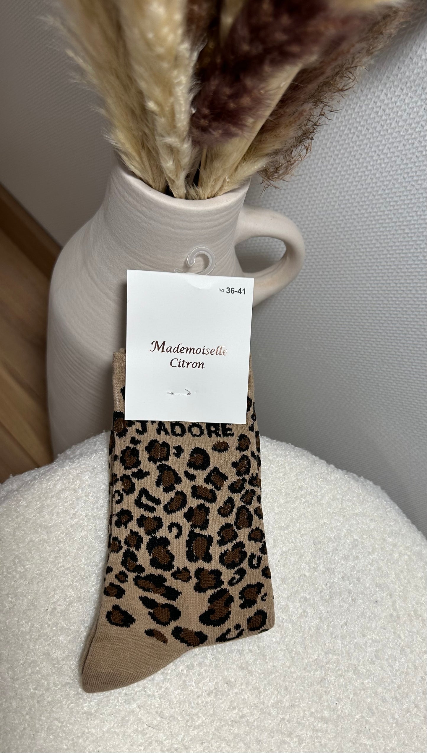 Chaussette léopard