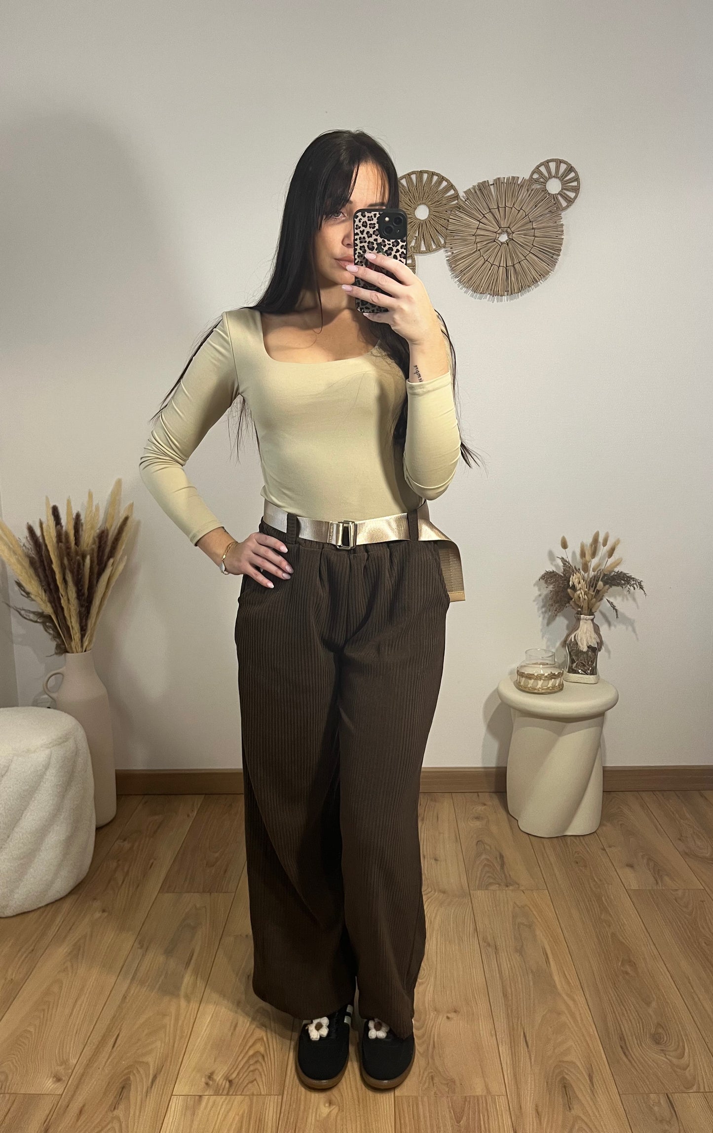 Pantalon velours marron