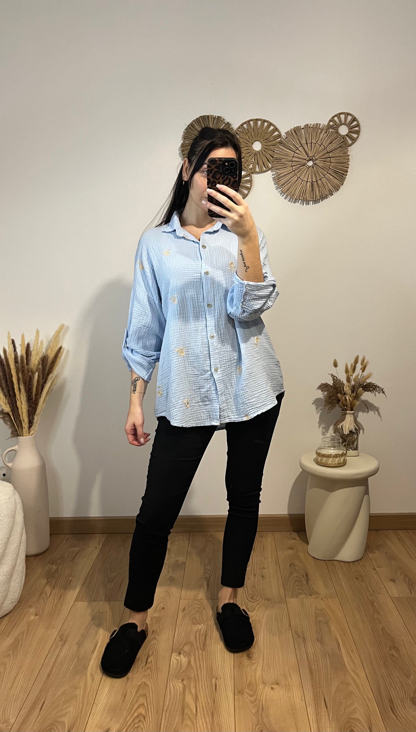 Chemise bleu ciel